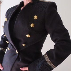 Romeo & Juliet Couture Military Style Embellished Blazer, NWT, Size M